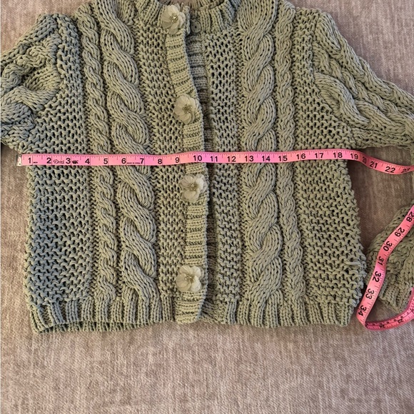 Zara Chunky Knit Cable Sweater S - Picture 6 of 8